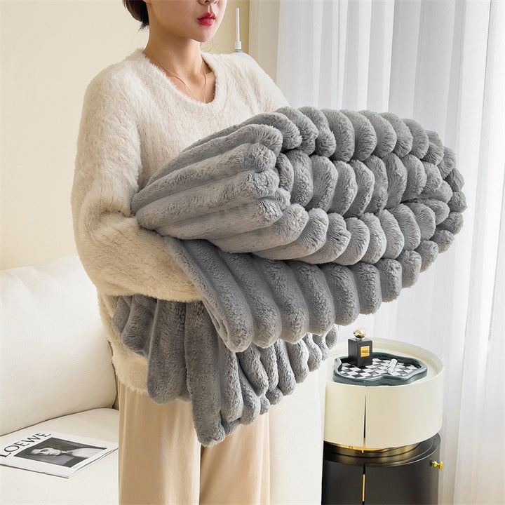 Fleece blanket made of coral fleece, 1500–2000 g