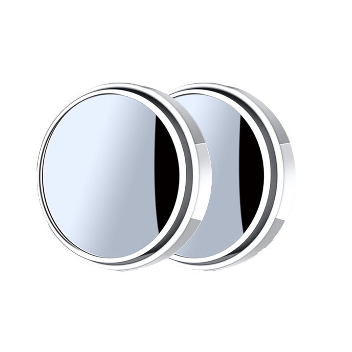 Vehicle blind mirror for gluing or suction