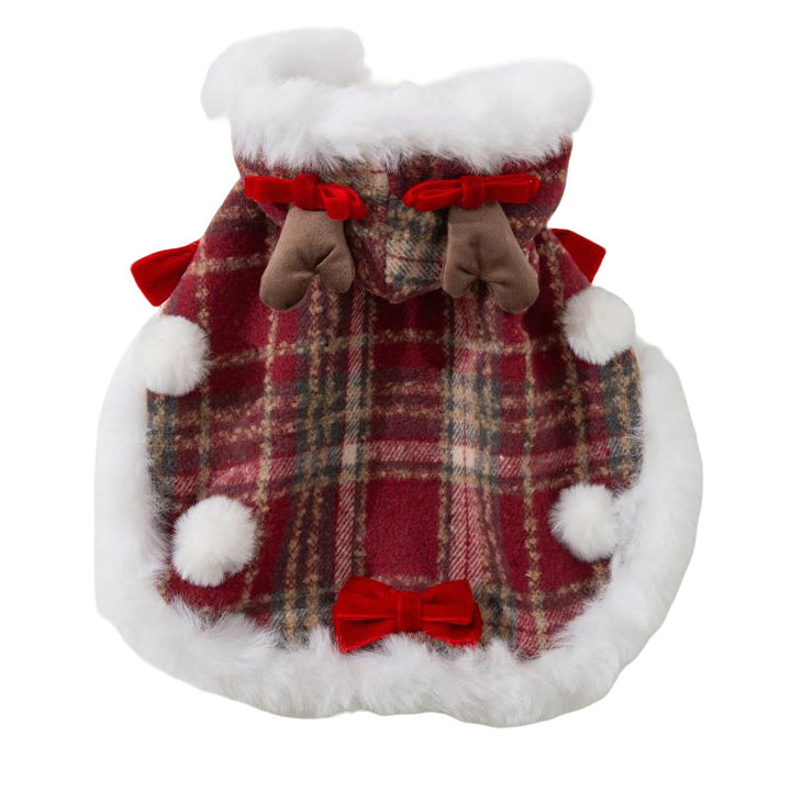 Padded cape vest for dogs and cats