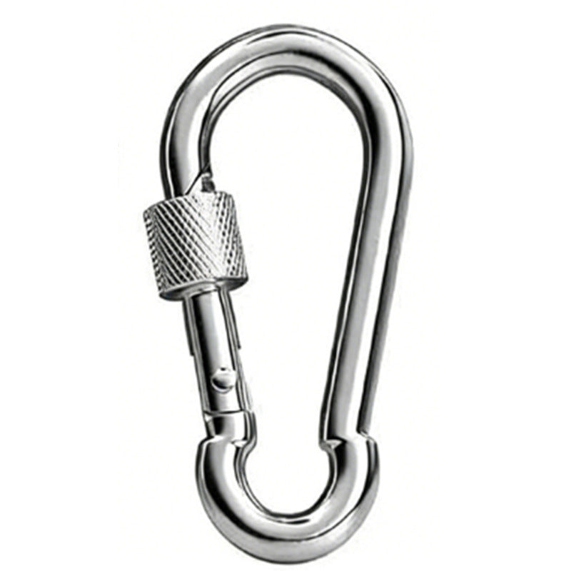 Safety carabiner made of carbon steel