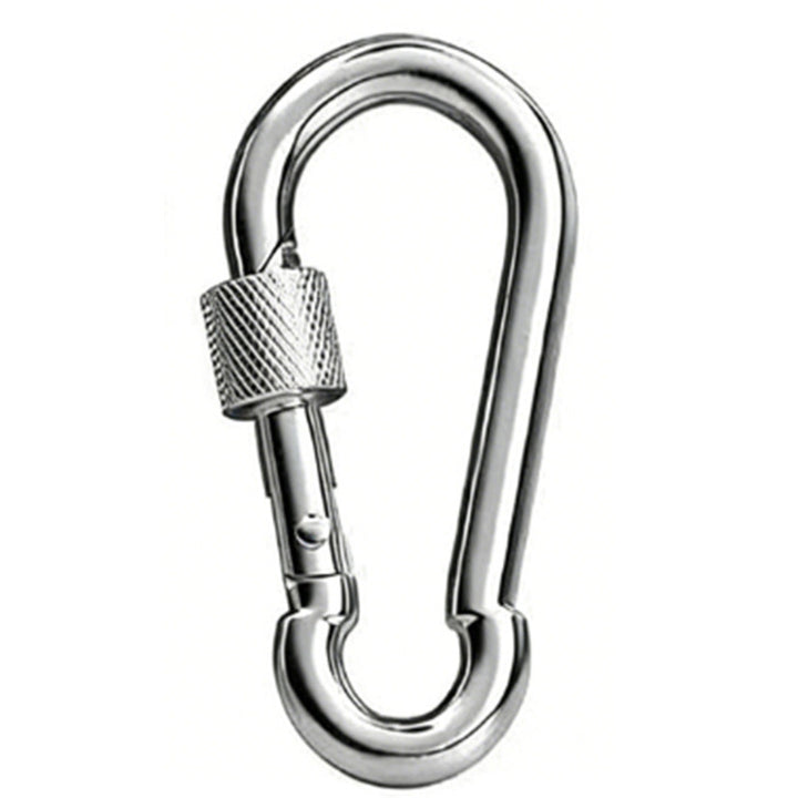 Safety carabiner made of carbon steel