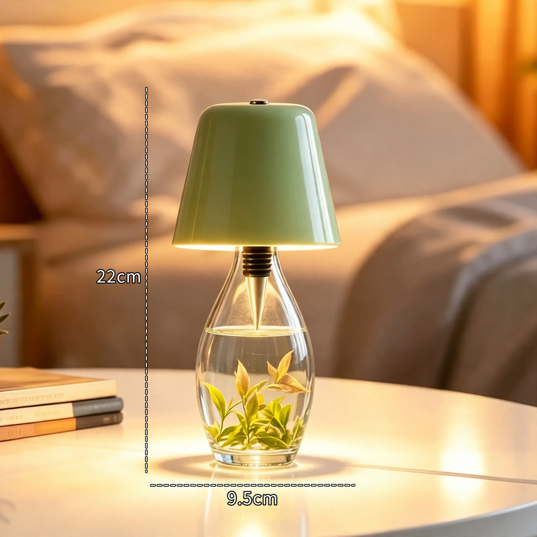 Christmas tree and wine bottle night light
