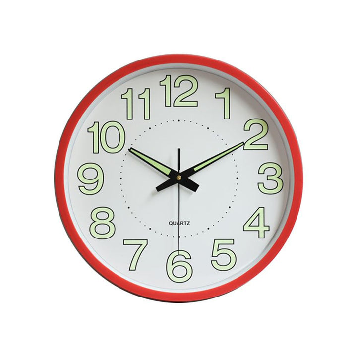 Quartz wall clock, plastic, hands, 20–40 cm