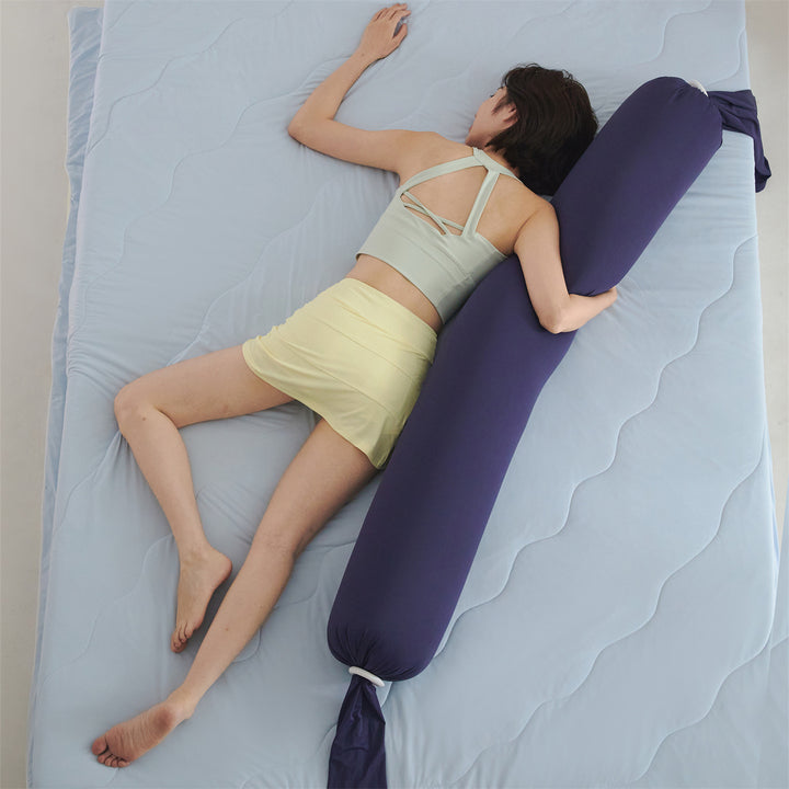 Washable side sleeper pillow with EPS filling