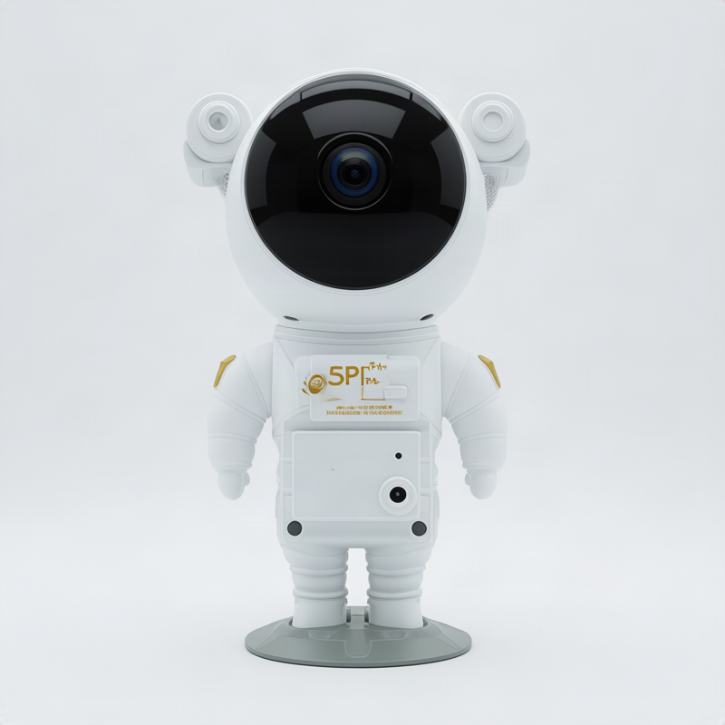 Astronaut mood light with starry sky projection