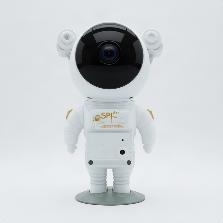Astronaut mood light with starry sky projection