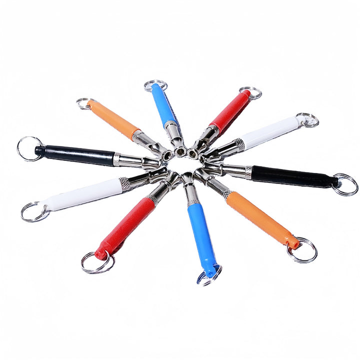 Plastic dog whistle, multiple colors