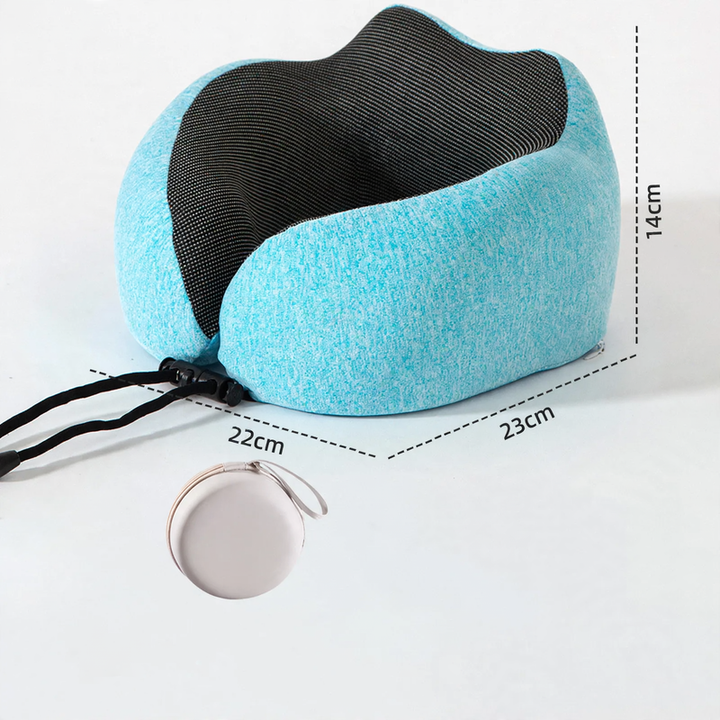 Memory Foam Neck Pillow for Travel and Everyday Use