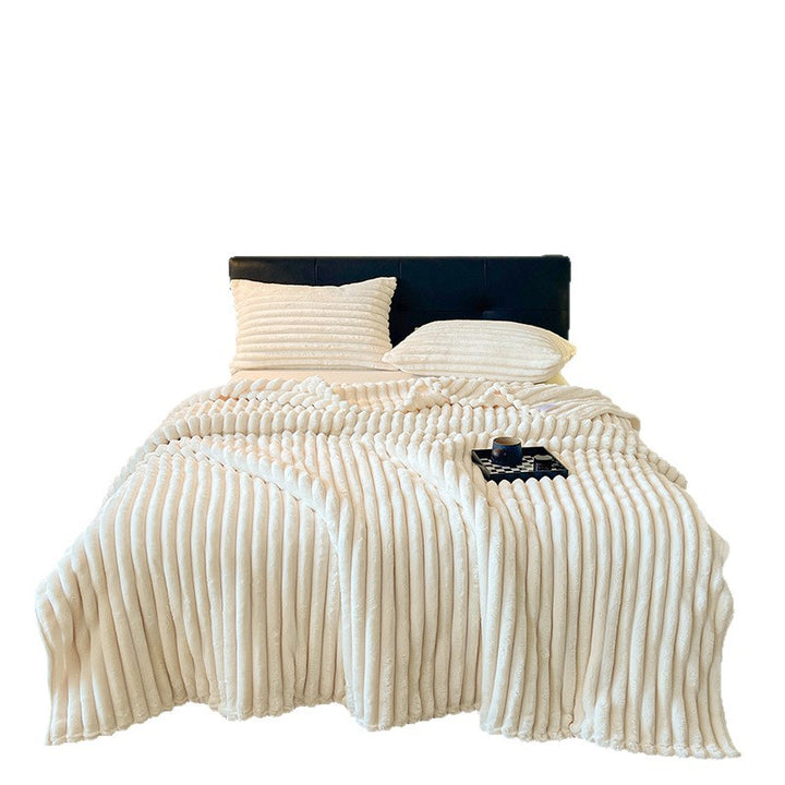 Coral fleece blanket, machine washable