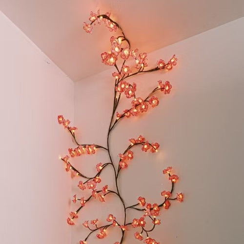 LED decorative light with cherry blossom design