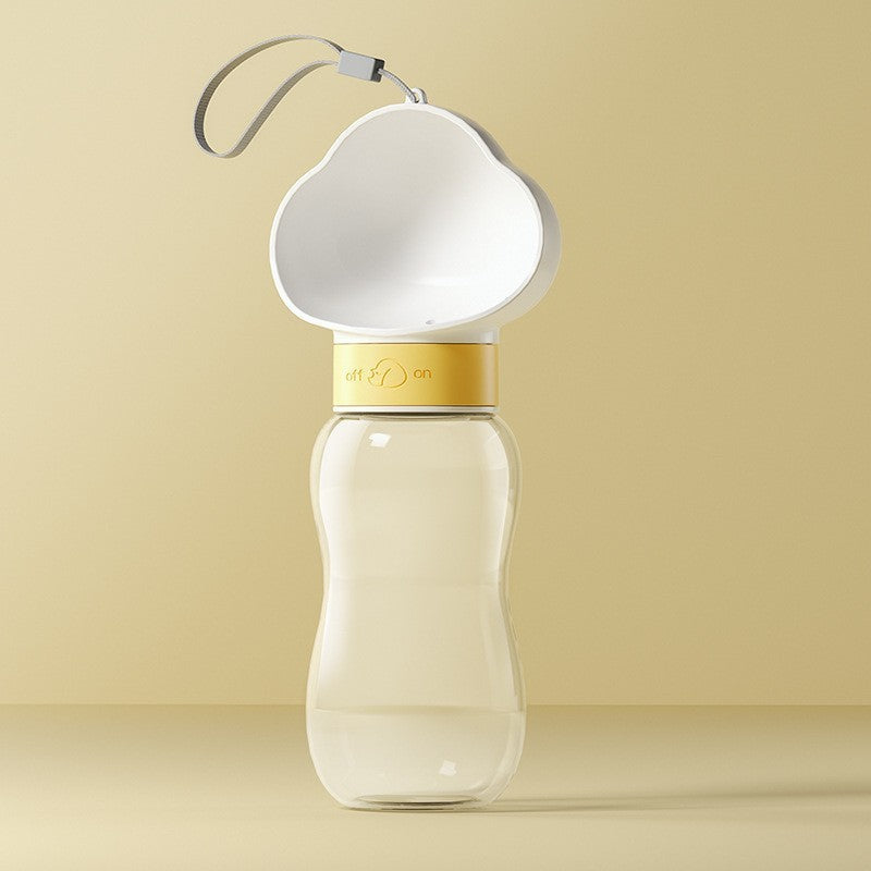 Portable drinking bottle for pets