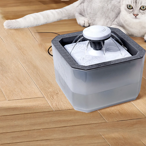 Automatic pet drinking bowl with water circulation, large capacity
