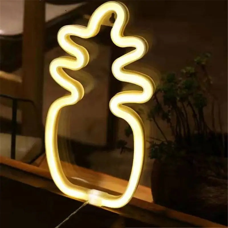 LED Neon Light LOVE, Plastic, Switch Control
