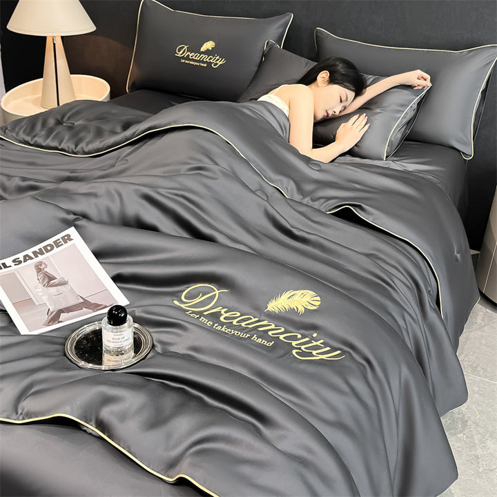 Summer blanket made of ice fiber, 150–200 cm, washable
