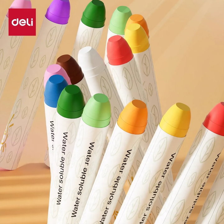 Chalk without dust, various colors and sizes