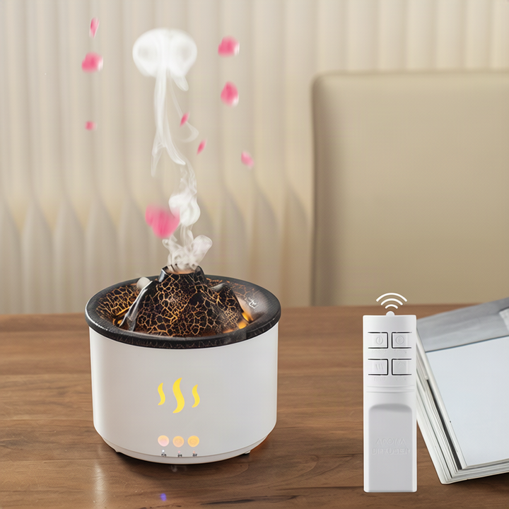 Ultrasonic diffuser with humidity function