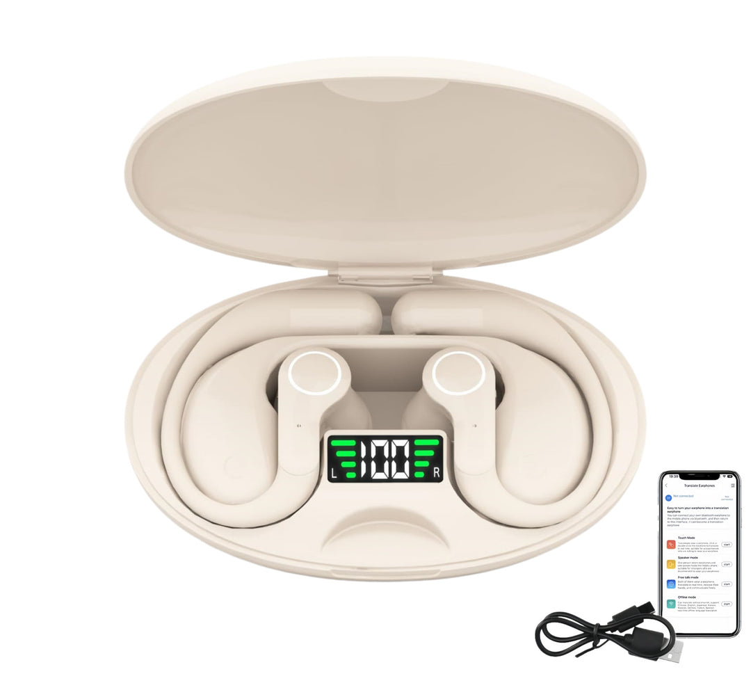 Bluetooth headphones with AI real-time translation M8