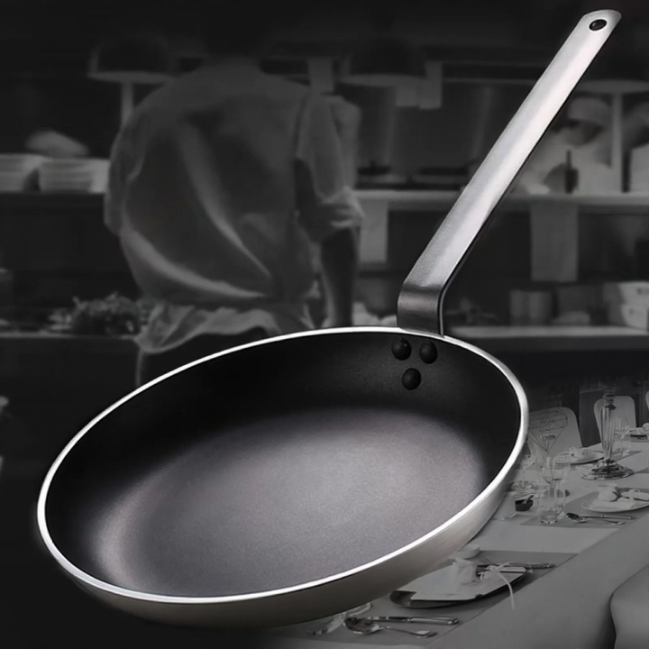 Frying pan, titanium-aluminum, non-stick