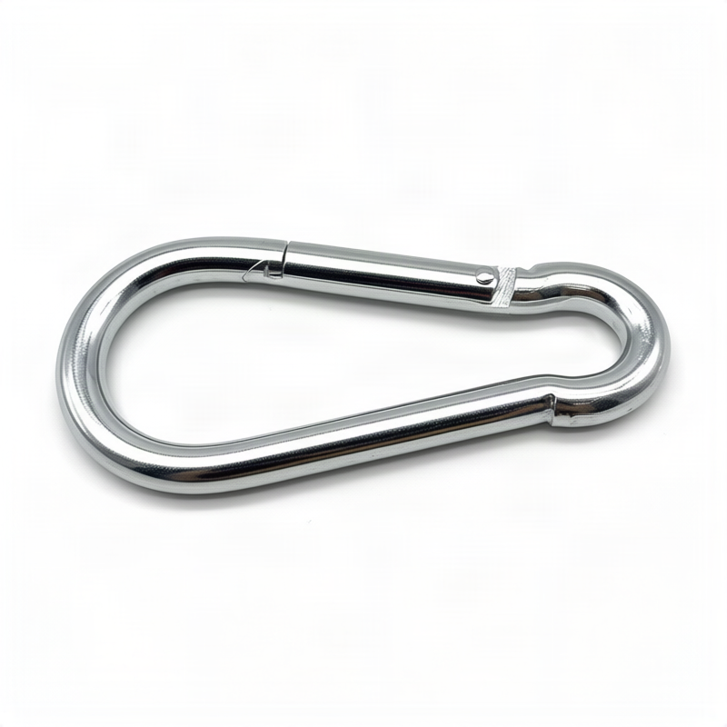 Safety carabiner made of carbon steel