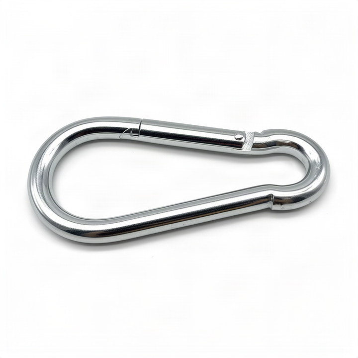 Safety carabiner made of carbon steel