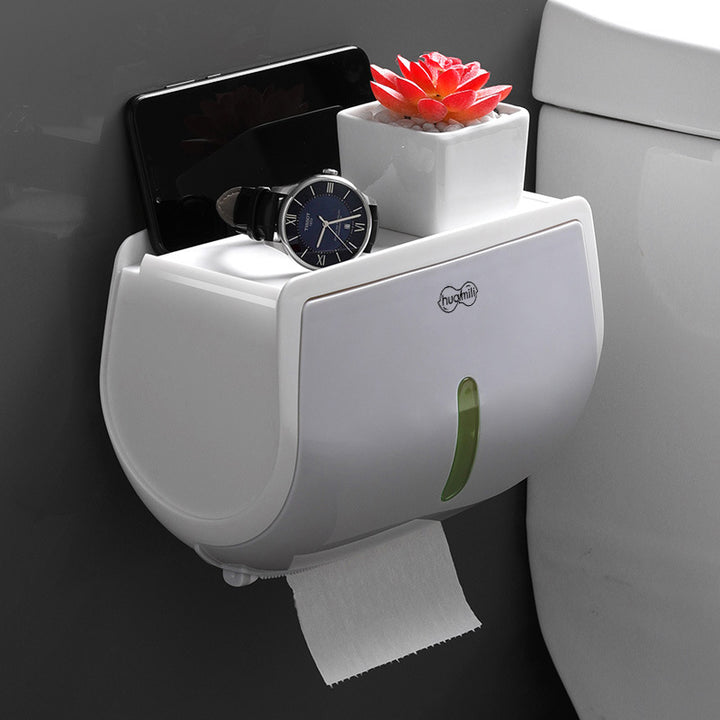 Waterproof toilet paper box, plastic, A1912