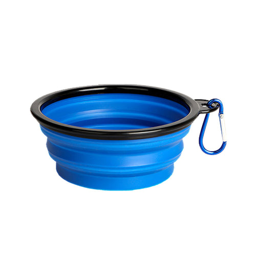 Foldable Dog Bowl Made of Silicone