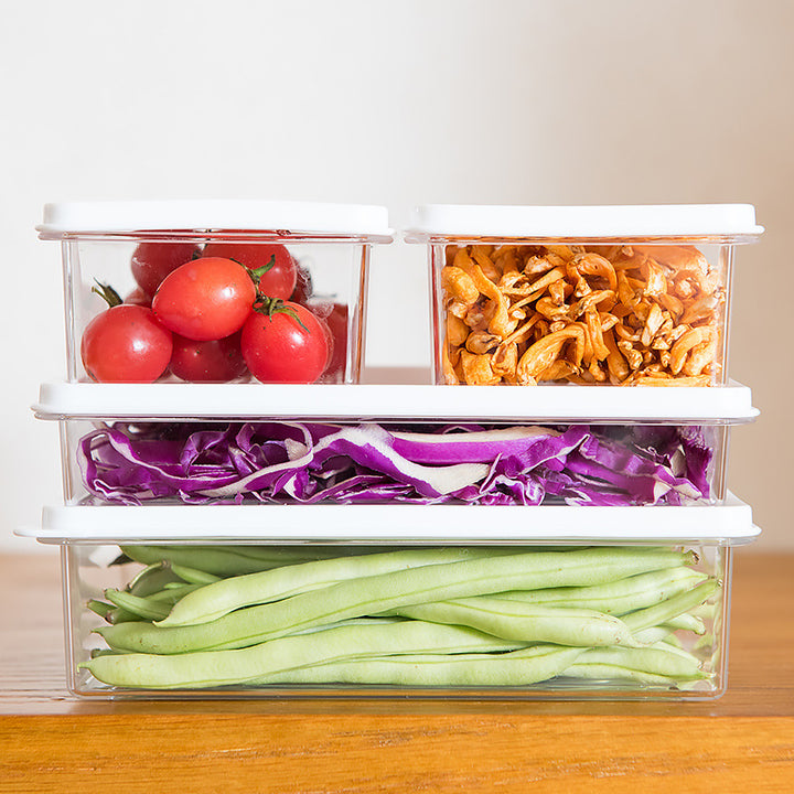 Refrigerator storage box, square, food safe