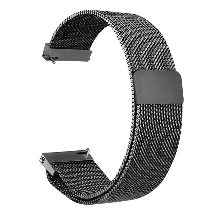 Black luxury band for ultrathin smartwatch