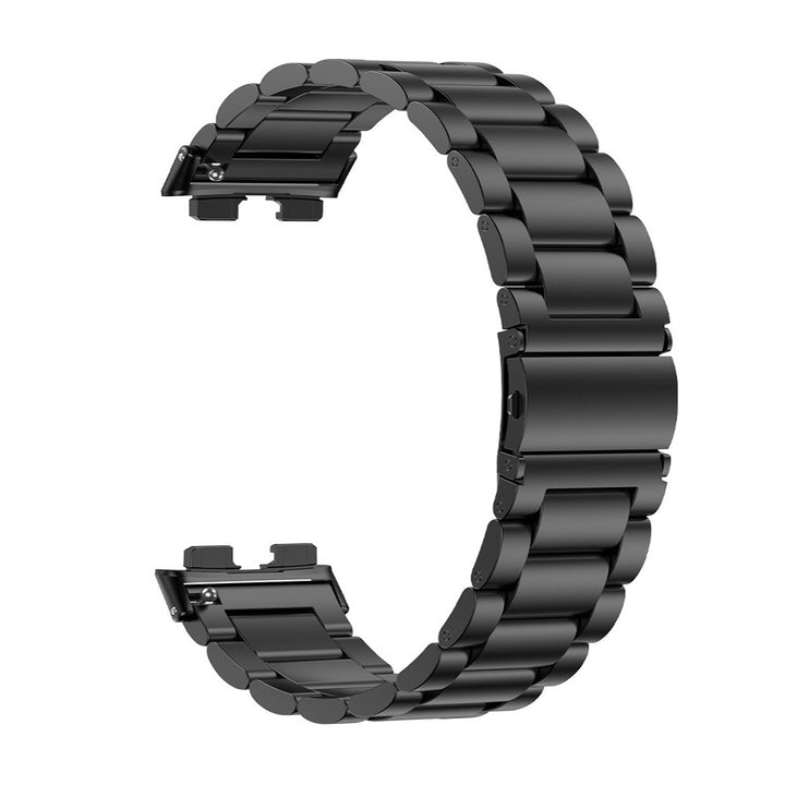 Black luxury band for ultrathin smartwatch