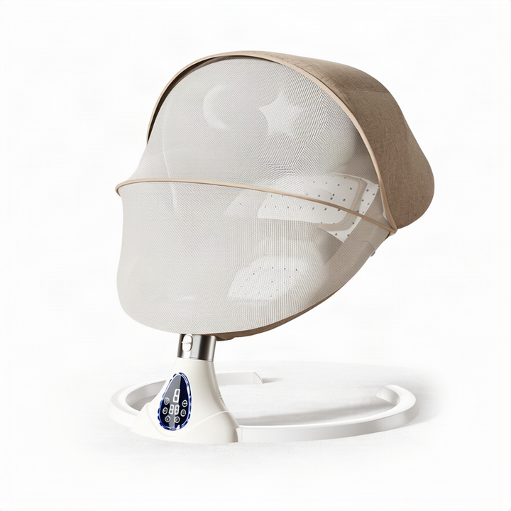 Baby bouncer with music and toys, from birth