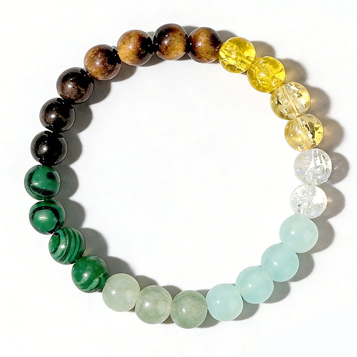 Natural stone bracelet, 8 mm beads