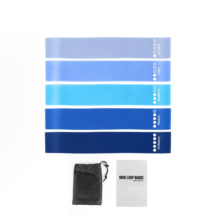 Resistance bands made of TPE for fitness and training