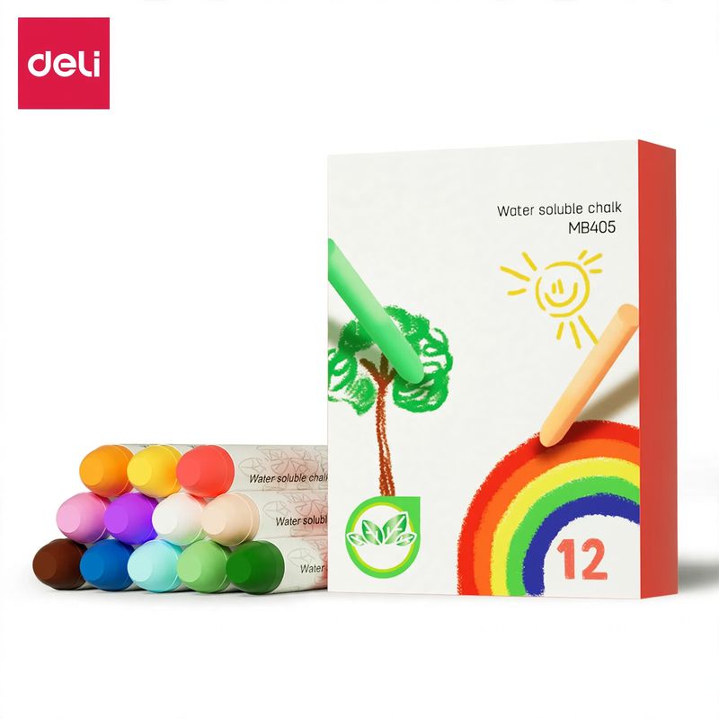 Chalk without dust, various colors and sizes