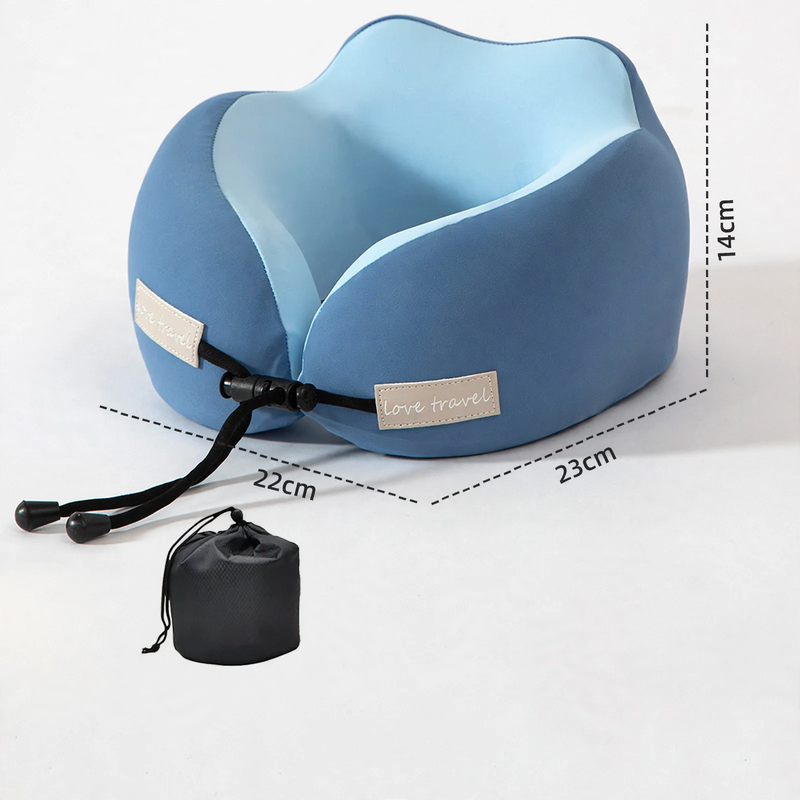 Memory Foam Neck Pillow for Travel and Everyday Use