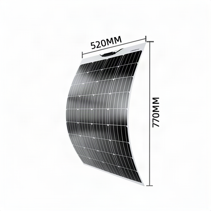 Flexible solar module, monocrystalline, 12V