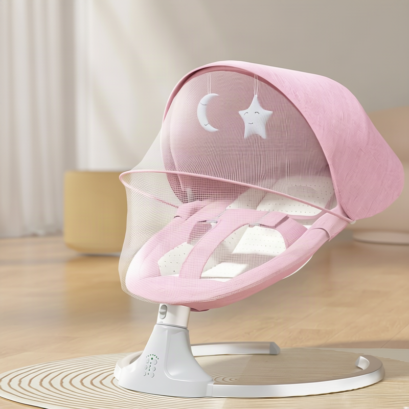 Baby bouncer with music and toys, from birth