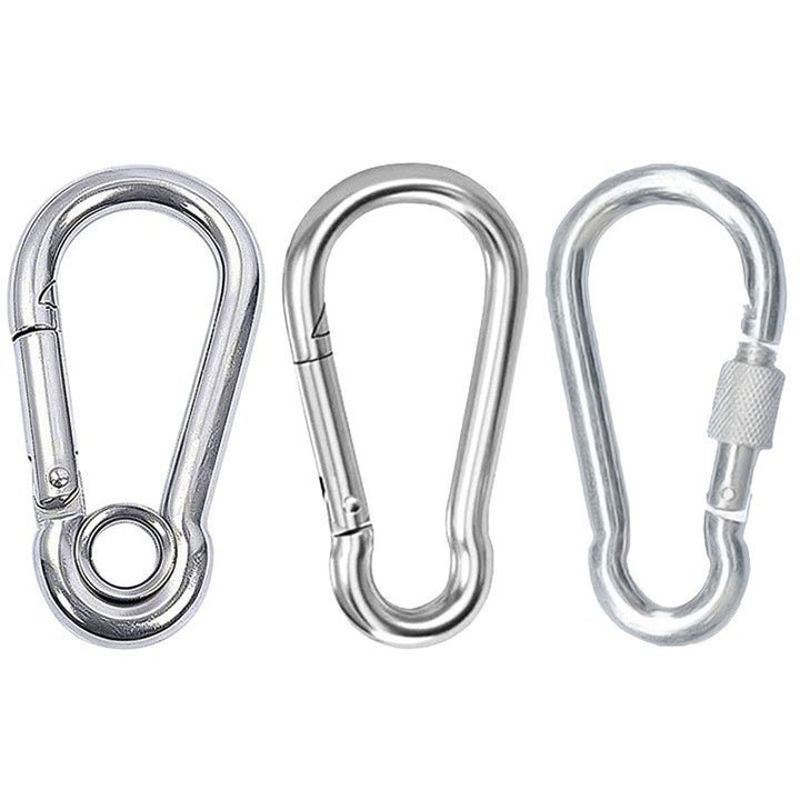 Safety carabiner made of carbon steel