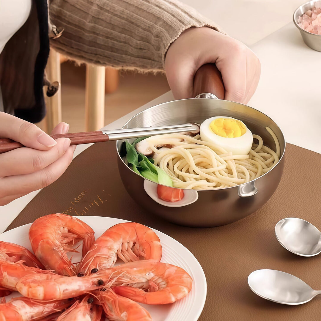 Stainless Steel Cooking Pot 20 cm, 1.1–2 L, Model HD190912