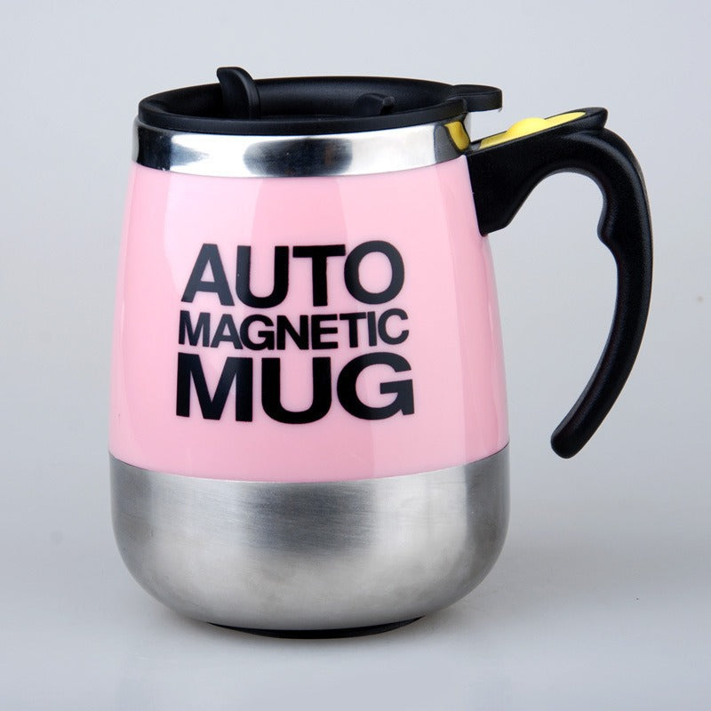 Self-stirring mug, 350 ml, stainless steel
