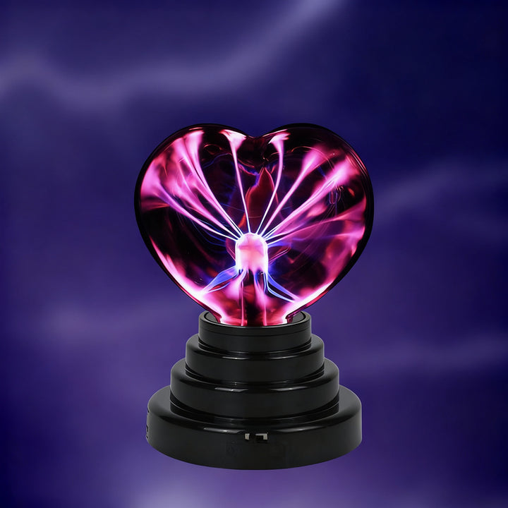 Plasma ball lamp, glass, 105×145 mm