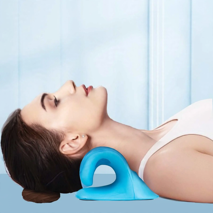 Neck massage pillow with mechanical pressure point massage