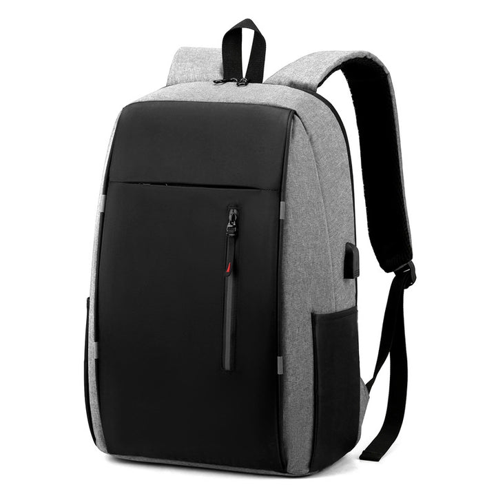 Business backpack with USB, 20–35 L, Oxford fabric
