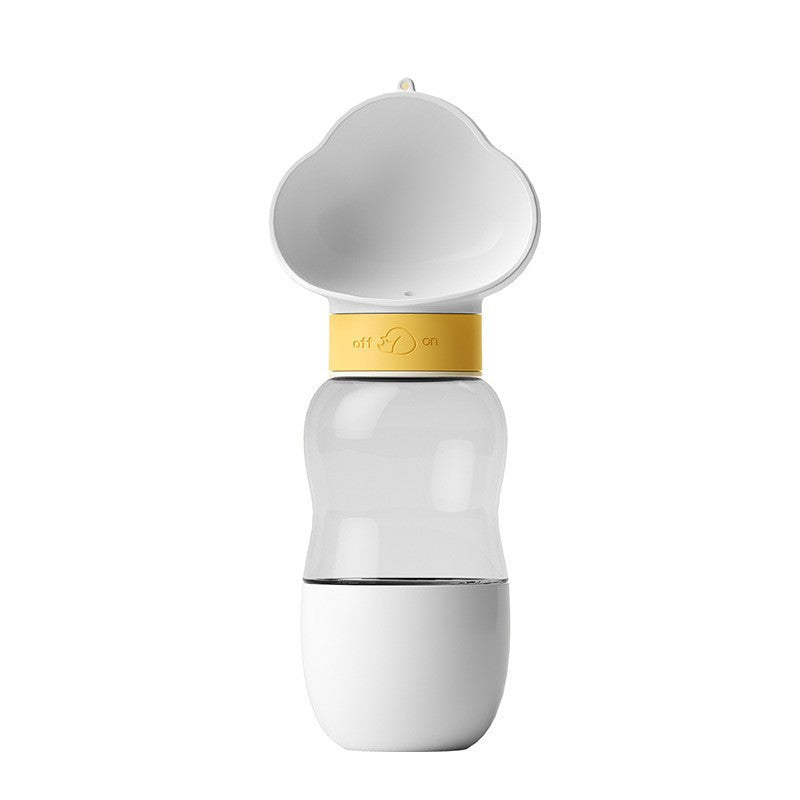 Portable water bottle for dogs and cats