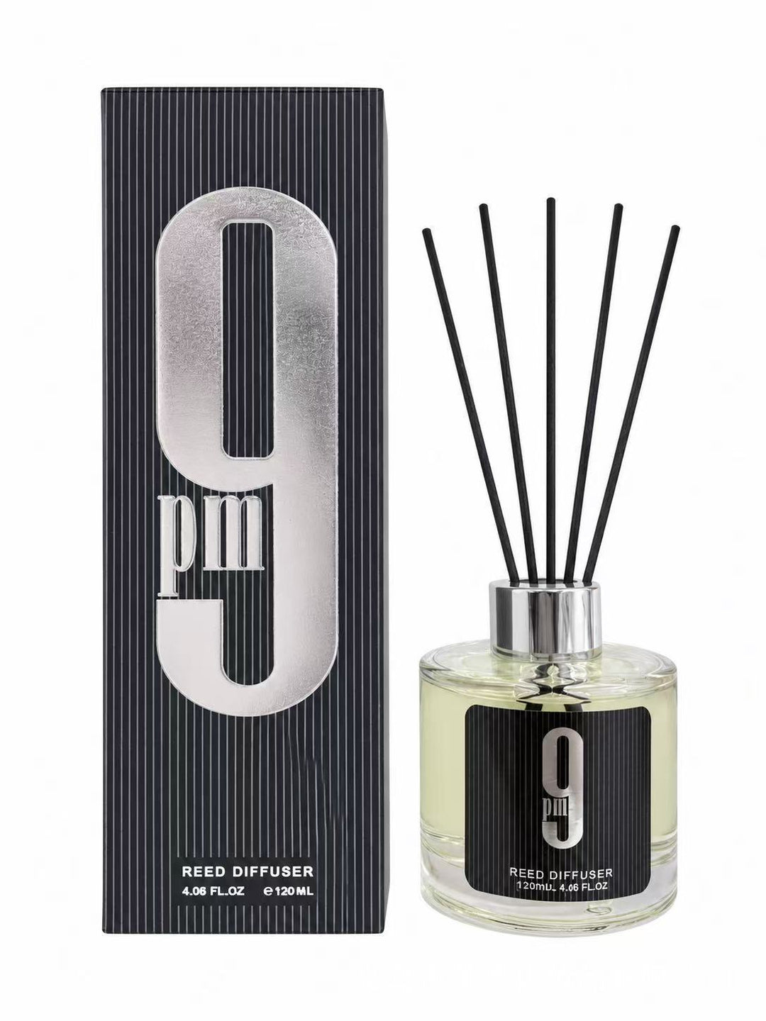 Room fragrance with rattan sticks, 120 ml