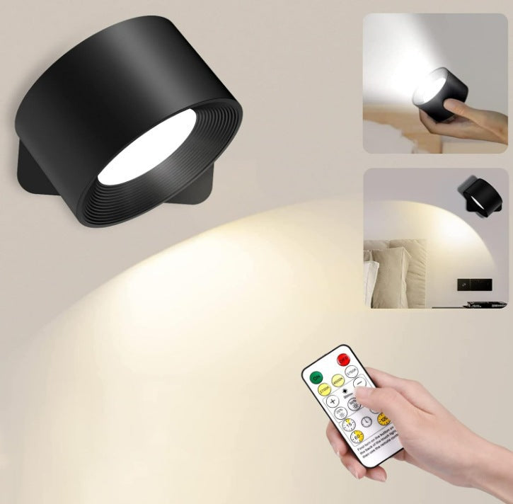 Wireless LED wall light with touch control