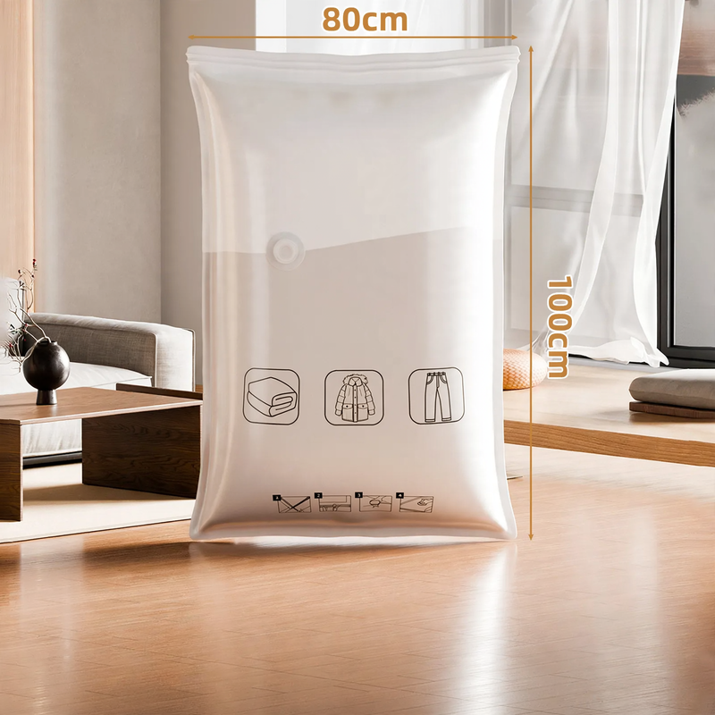 Vacuum compression bags, PA+PE, various sizes