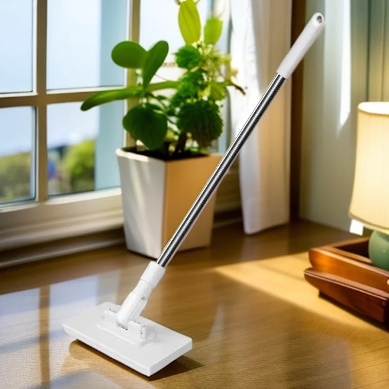 Flat mop with wringing function, stainless steel, 100 cm