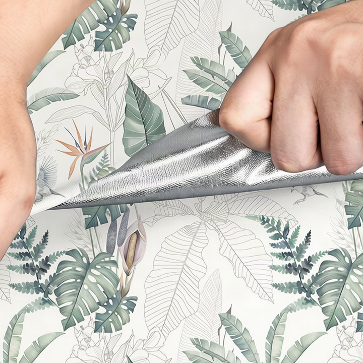 Self-adhesive wallpaper, PVC, moisture-resistant