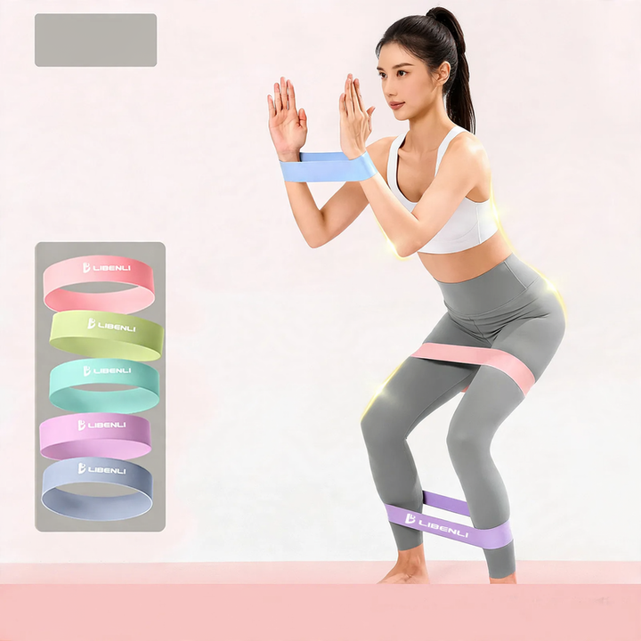 Resistance bands made of TPE, different strengths