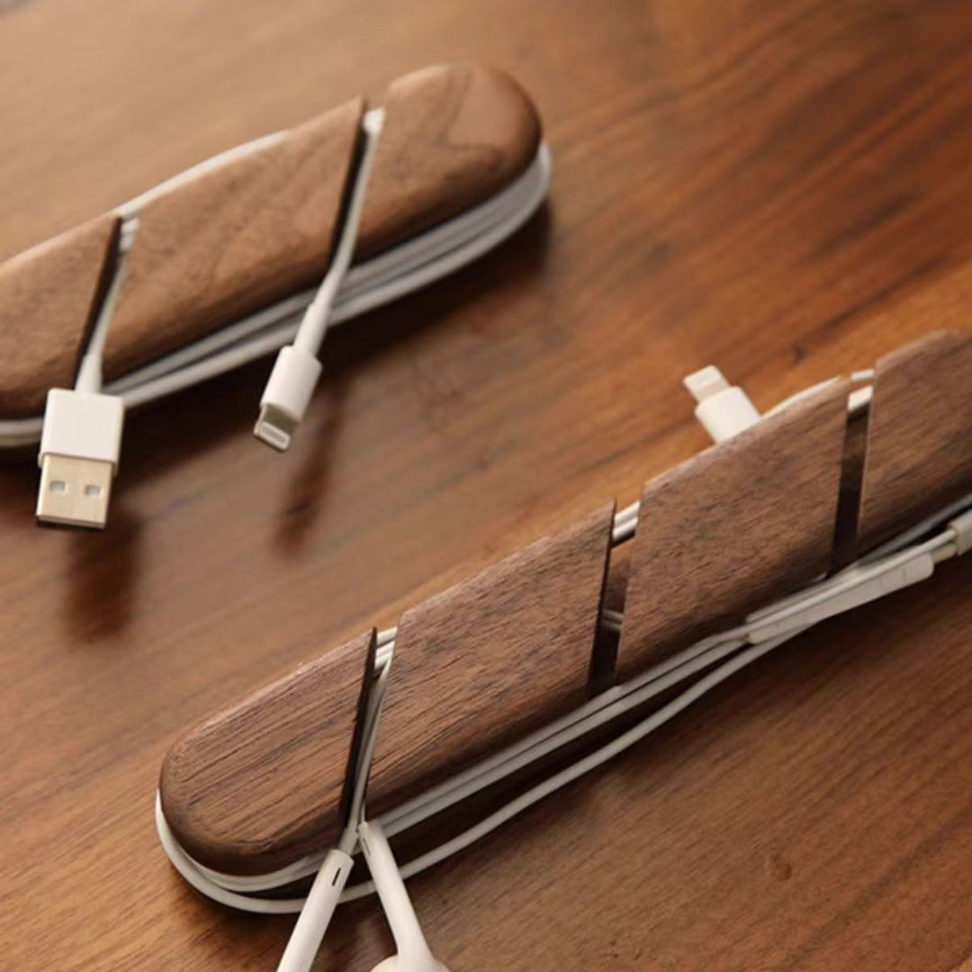 Wooden cable organizer, model K009